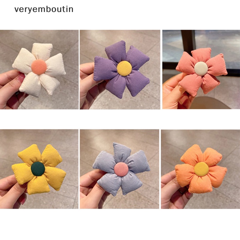 1 Kẹp Tóc Hình Hoa Hướng Dương / Cá Mập Phong Cách Đơn Giản Cho Nữ