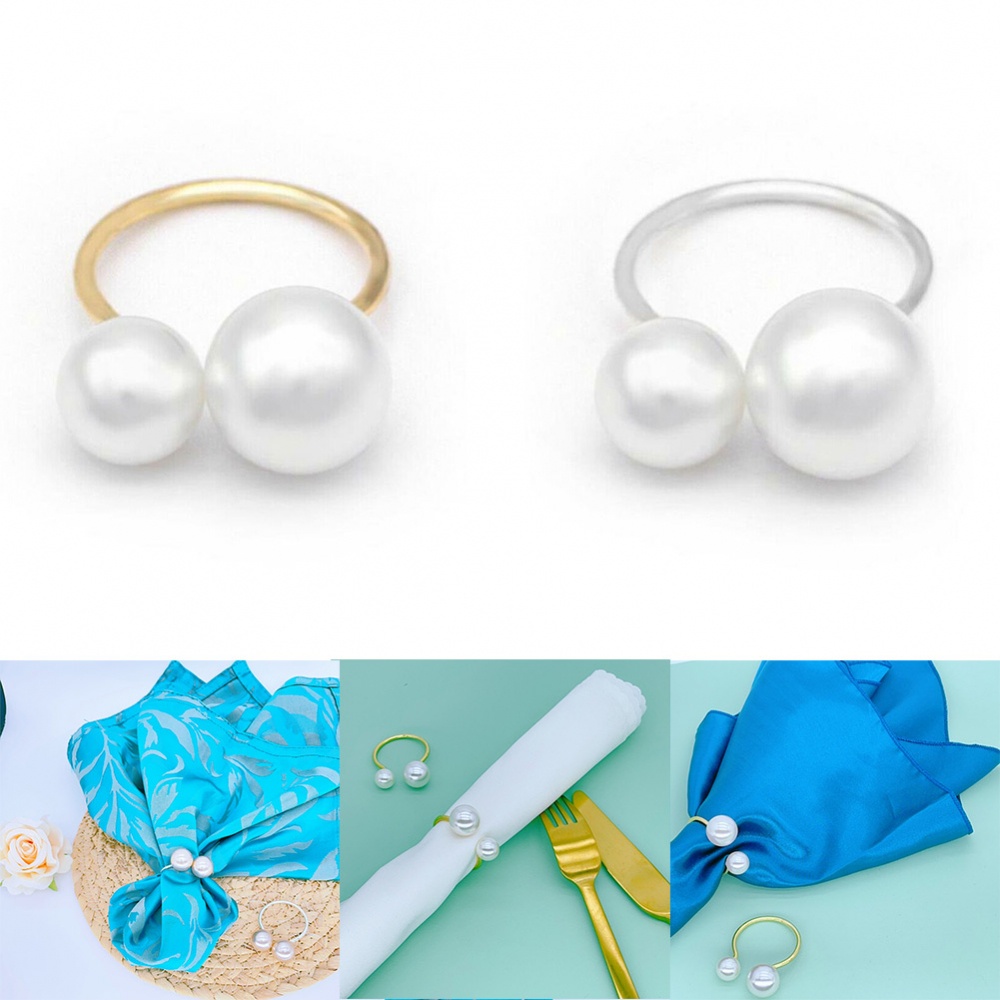 Vòng Nhẫn Giữ Khăn Ăn Trang Trí Bàn Ăn Khách Sạn Nhà Cửa