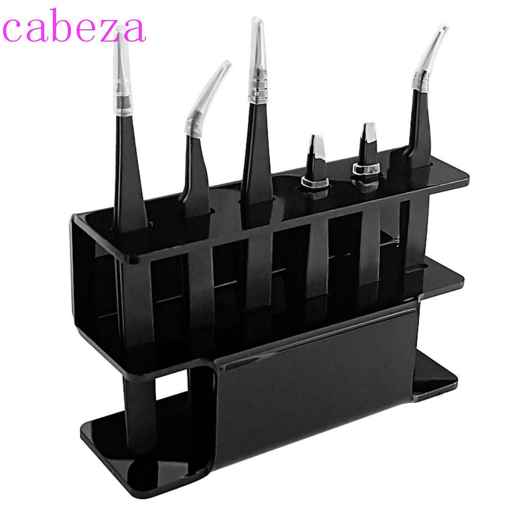 Giá Đỡ Nhíp Gắn Lông Mi Giả Bằng Acrylic Bền Màu Trắng Đen