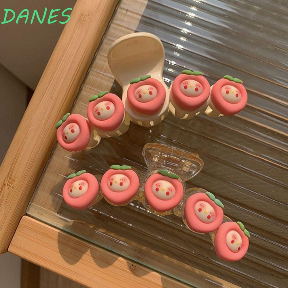 Kẹp Tóc Đuôi Ngựa Hình Quả Đào Dễ Thương Sáng Tạo Cá Tính Dành Cho Bạn Nữ