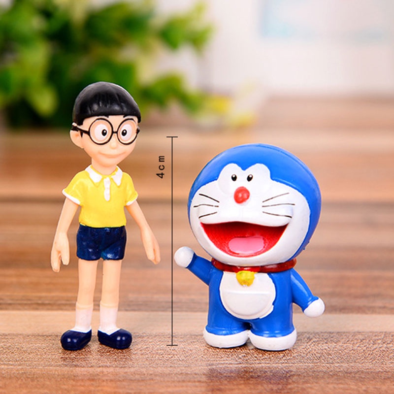 Bộ Sưu Tập 5 Tượng Nhân Vật Nobita Nobi Doraemon