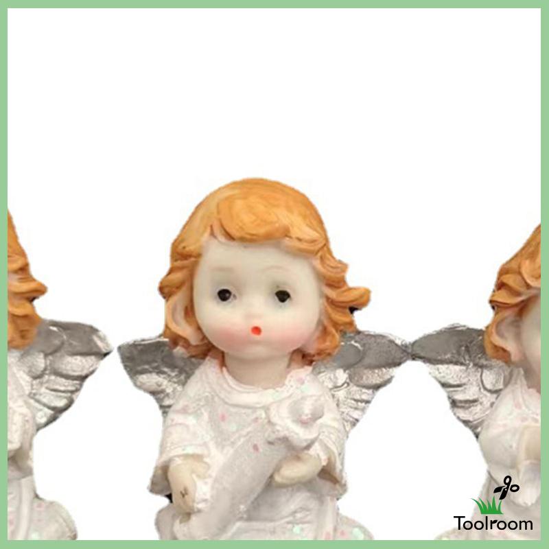 Bộ 4 Tượng Thiên Thần Điêu Khắc Nghệ Thuật Để Bàn Trang Trí Phòng Ngủ