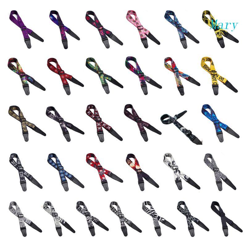 Dây Nylon Đeo Đàn Guitar Điện / Guitar Bass Nhiều Màu Sắc Tùy Chỉnh 12 Cái