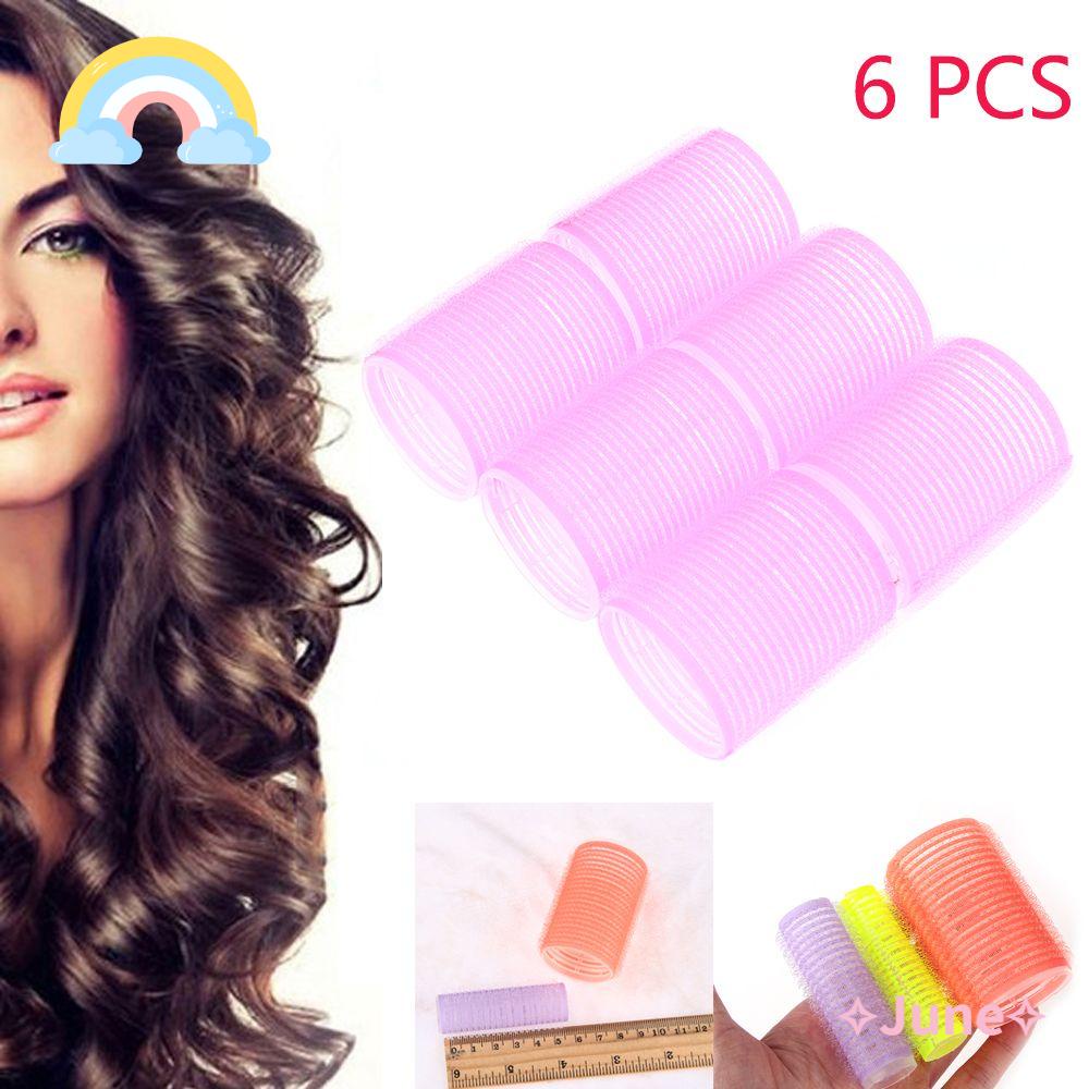 Bộ 6 Lô Cuốn Tóc Nhiều Kích Cỡ Tùy Chọn Chuyên Dụng Cho Salon