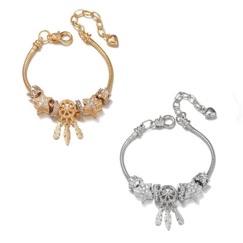 Pandora Vòng Đeo Tay Bằng Thép Titan Chống Thấm Nước Thiết Kế Tinh Tế Thời Trang