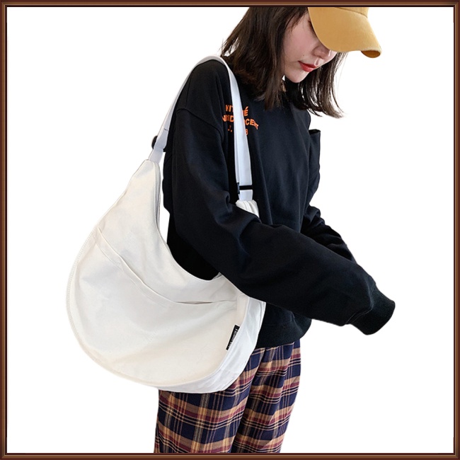 Túi Đeo Chéo Vai Bằng Vải Thời Trang Sành Điệu Dễ Thương Cho Nữ