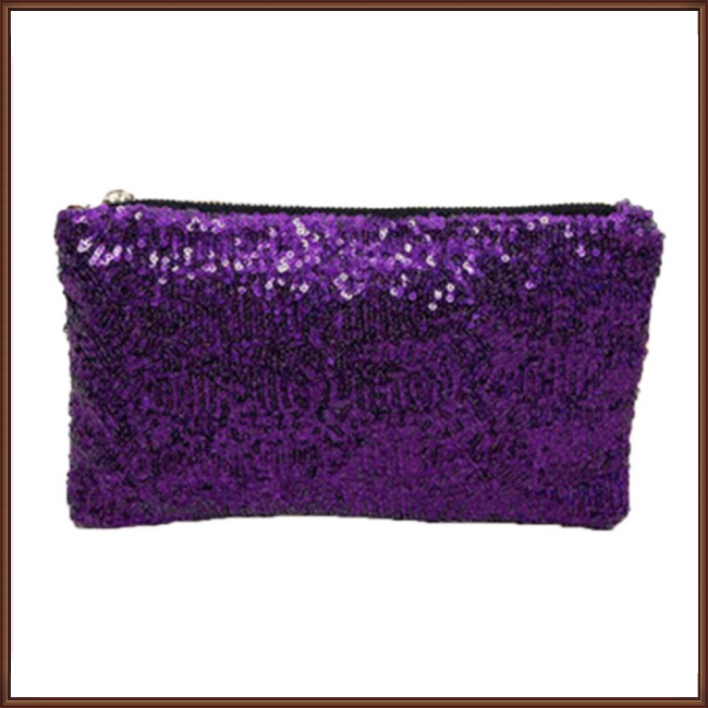 Túi Bì Thư Xách Tay Đính Kim Sa Lấp Lánh Thời Trang Dành Cho Nữ