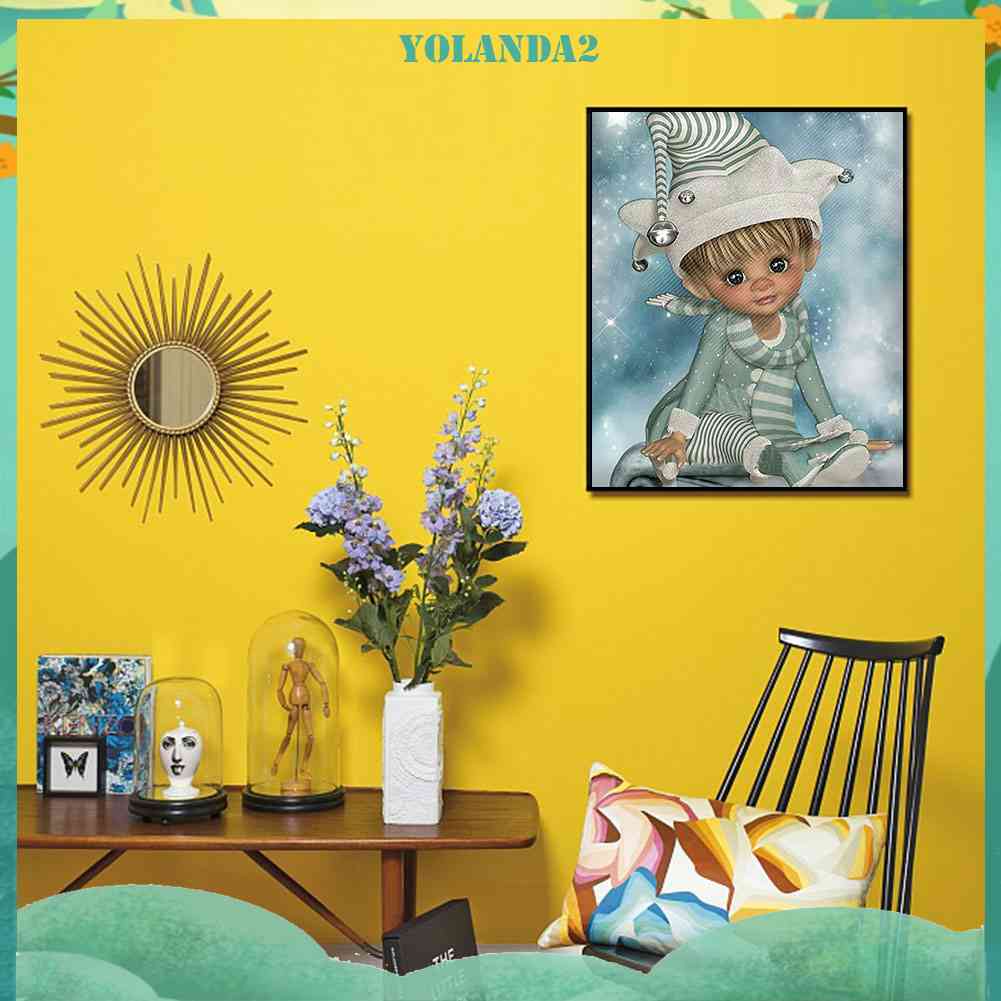 Tranh Đính Đá Kim Cương Toàn Bộ 5D DIY Hình Búp Bê