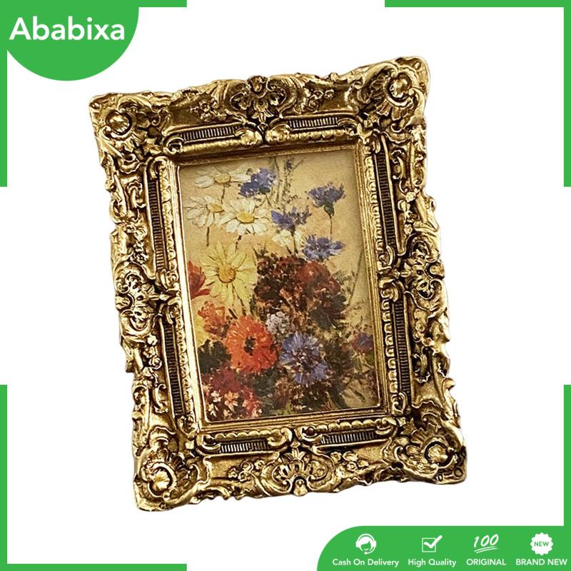 [Ababixa] Khung Ảnh Để Bàn Bằng Nhựa Resin Cổ Điển Trang Trí Phòng Ngủ / Văn Phòng / Làm Quà Tặng