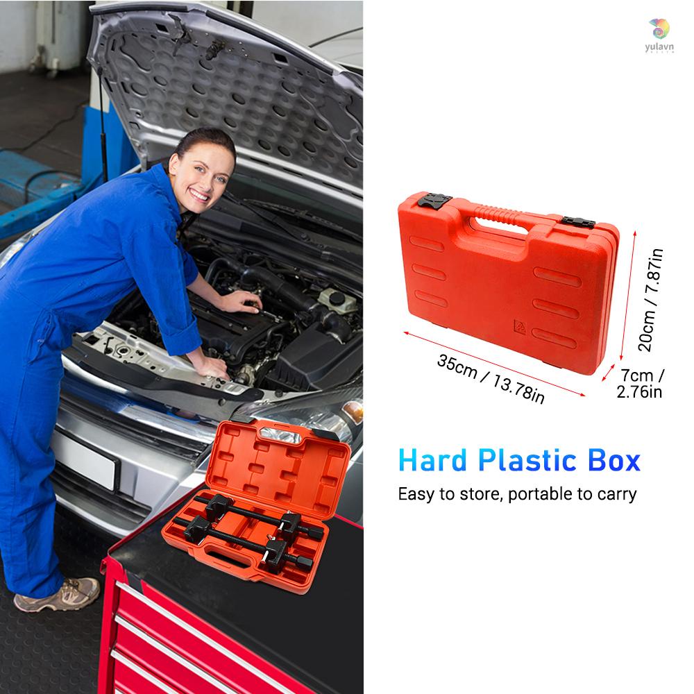 Bộ 2 Dụng Cụ Nén Lò Xo Macpherson Strut Sửa Chữa Tự Động Kèm Hộp Nhựa Thông Dụng