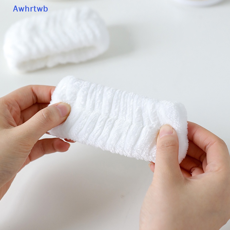 1 Cặp Băng Đeo Cổ Tay Thấm Hút Mồ Hôi Linh Hoạt Có Thể Tái Sử Dụng Cho Rửa Mặt Mới