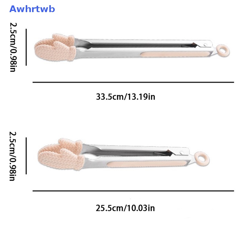 Kẹp Gắp Thức Ăn Bằng Thép Không Gỉ Chịu Nhiệt Độ Cao Chống Bỏng Tiện Dụng Mới