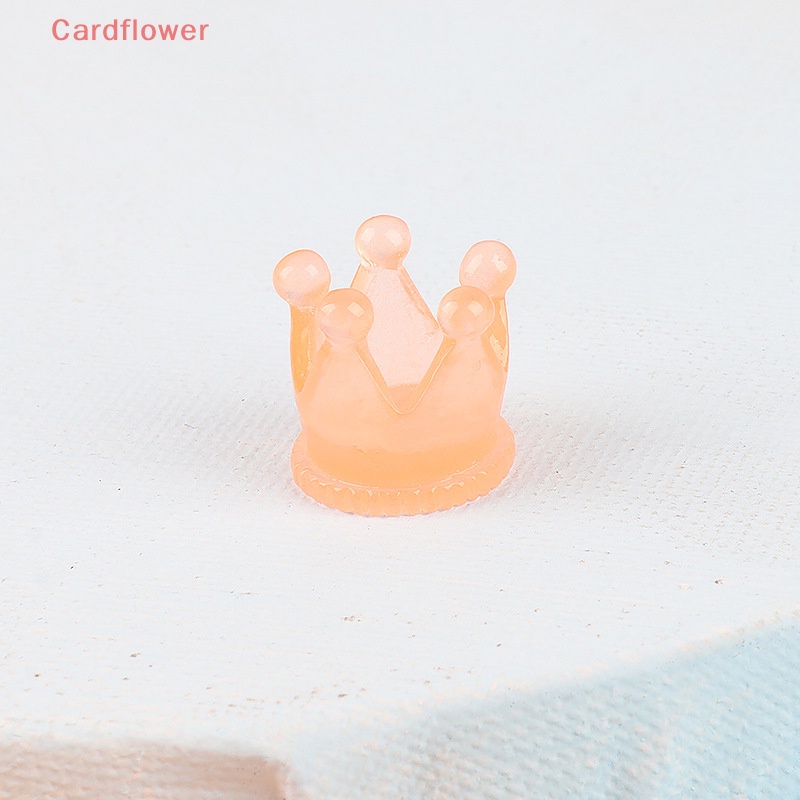 &lt; Cardflower &gt; Vương Miện Nhỏ Phát Sáng Trang Trí Phong Cảnh Sáng Tạo DIY Mới