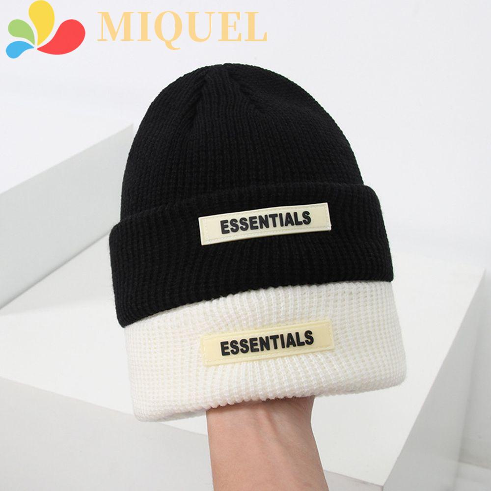 Mũ Len Beanie Họa Tiết Kẻ Sọc In Chữ Đơn Giản Thời Trang Mùa Đông Cho Cặp Đôi