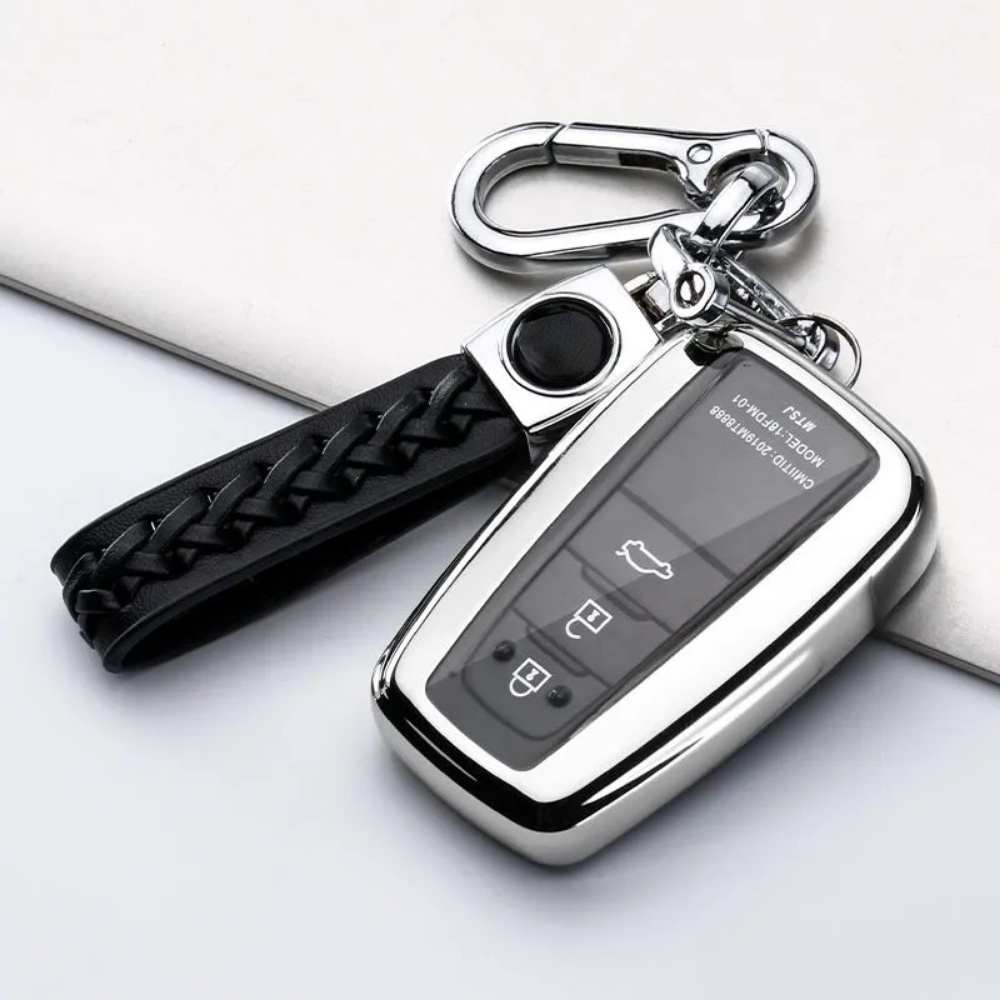 Vỏ TPU Mềm Bảo Vệ Chìa Khóa Xe Hơi Toyota Prius Camry Corolla C-HR CHR RAV4 Prado 2018 2020