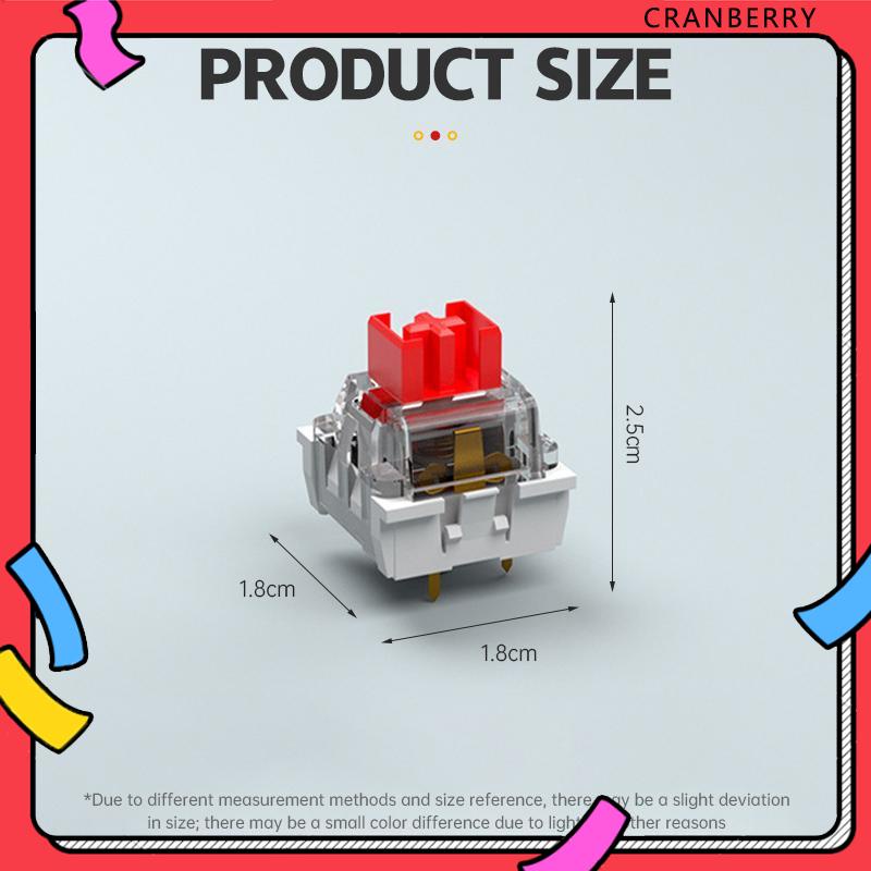 Gateron Pro Switch/Cleam Yellow - RGB/Linear/Tactile/Giá Rẻ Hiệu Năng Cao Dùng Cho Bàn Phím-CY