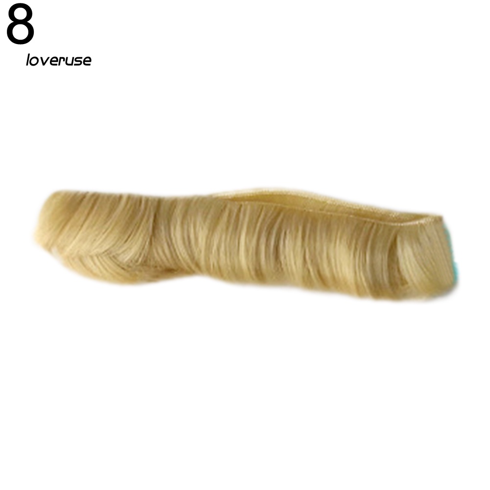 Tóc Giả Dài Sợi Chịu Nhiệt Độ Cao Màu Sắc Đơn Giản Cho Búp Bê