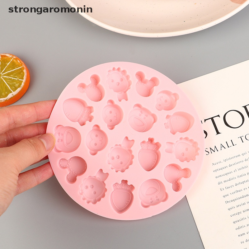 Khuôn Silicone Làm Bánh Donut Trái Cây Mini DIY
