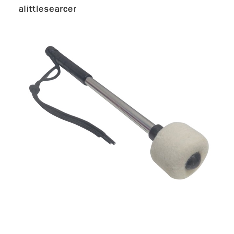 1 Dùi Trống Bass Đầu Nỉ Tay Cầm Bằng Thép Không Gỉ