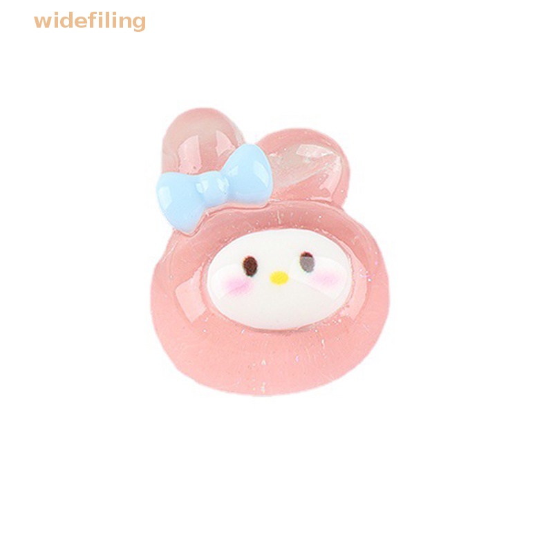 Bộ 5 Móc Khóa Hình Chú Chó Hoạt Hình 3D Bằng Nhựa Resin Dạ Quang Tự Trang Trí Điện Thoại