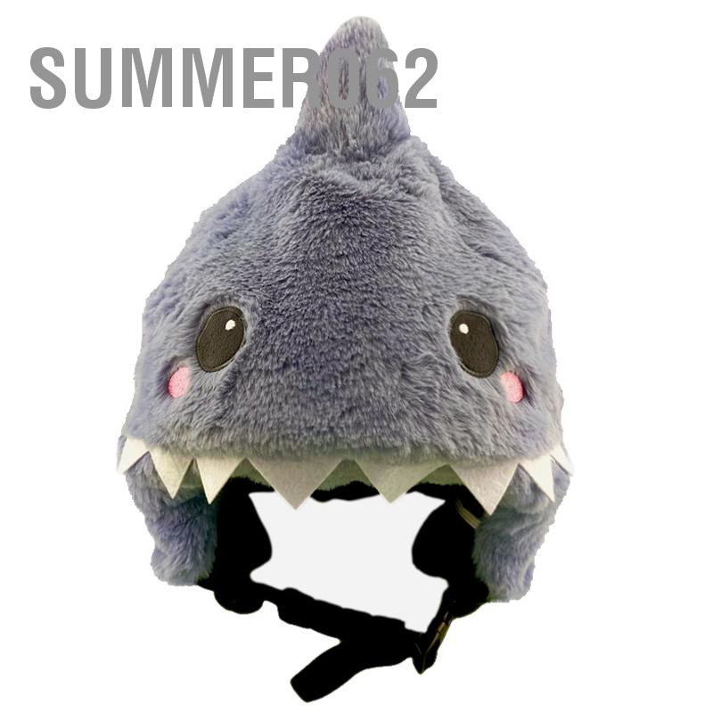 Summer062 Mũ Bảo Hiểm Trượt Tuyết Cá Mập Bao Hoạt Hình Động Vật Trang Trí Cho Bé Trai Gái