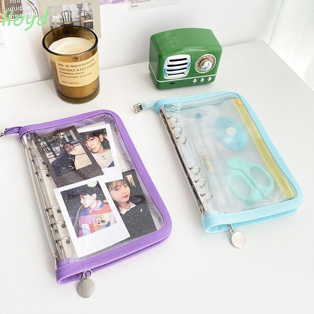 Túi Đựng Tài Liệu Khổ A6 Chống Thấm Nước Có Khóa Kéo Tiện Dụng Cho Học Sinh