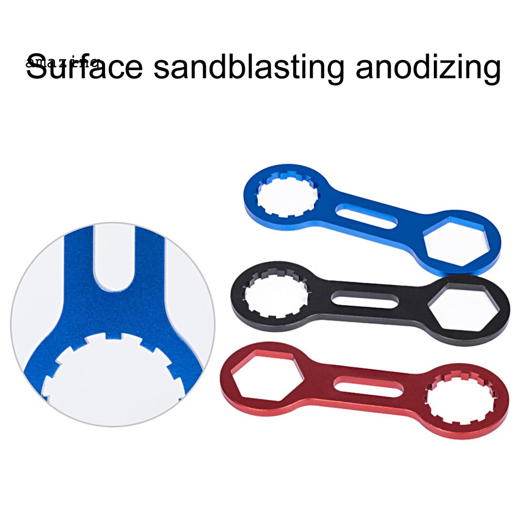 Cờ Lê Nắp Phuộc Trước Bằng Kim Loại Cứng Màu Sắc Tươi Sáng Cho Xe Đạp