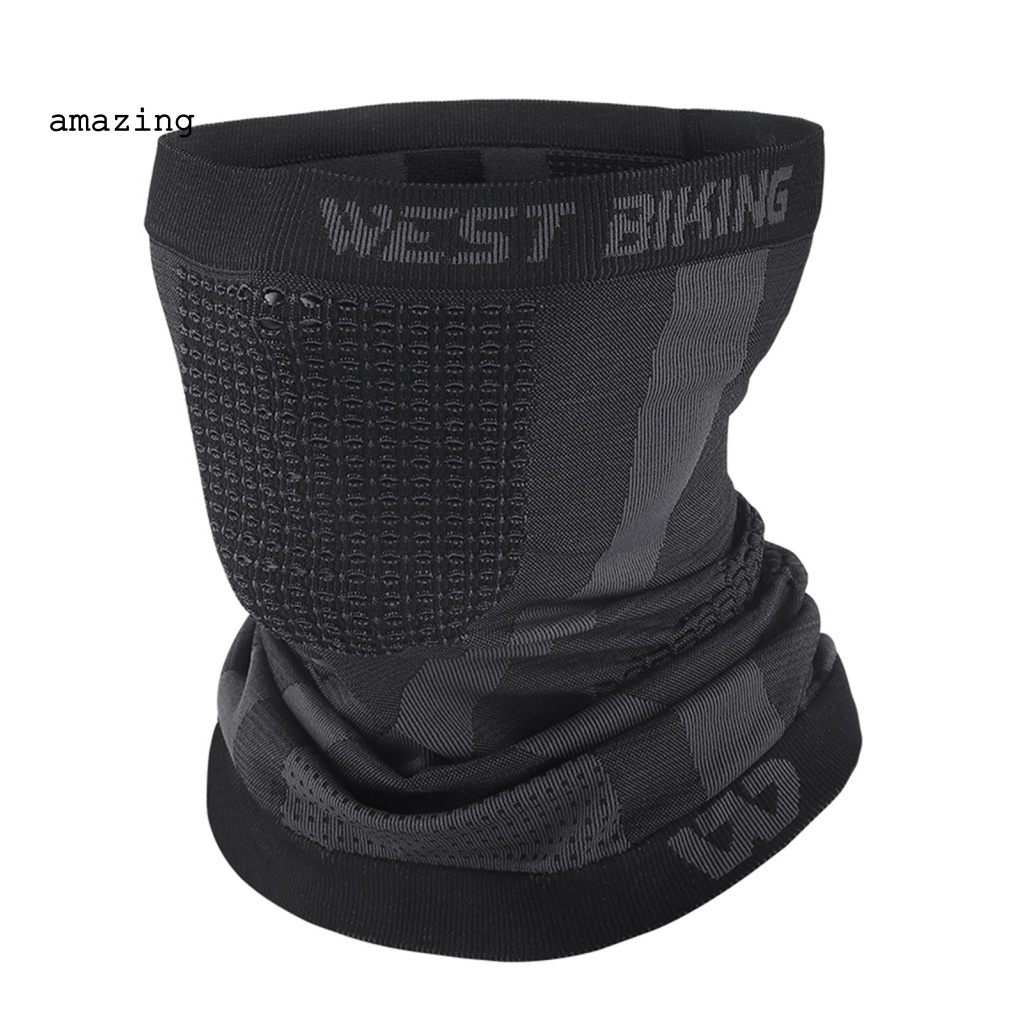 Khăn Quàng Cổ Dệt Kim Thoáng Khí Bảo Vệ Cổ Khi Đi Xe Đạp