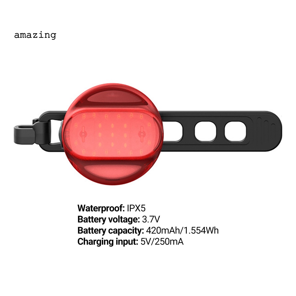 Đèn Đuôi Xe Đạp Sạc USB An Toàn Tiện Dụng