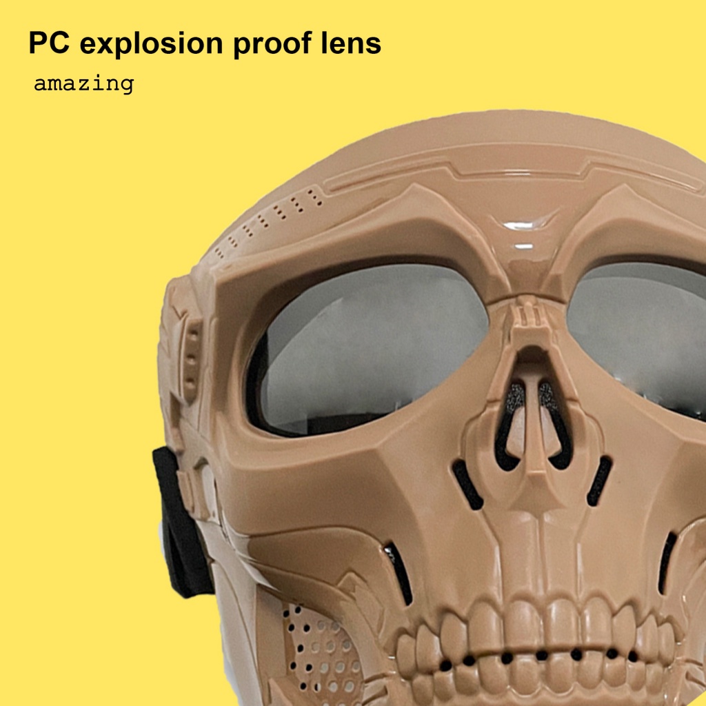 Mắt Kính Chống Gió Có Lỗ Thông Hơi Kèm Khóa Điều Chỉnh Được Cho Hoạt Động Ngoài Trời