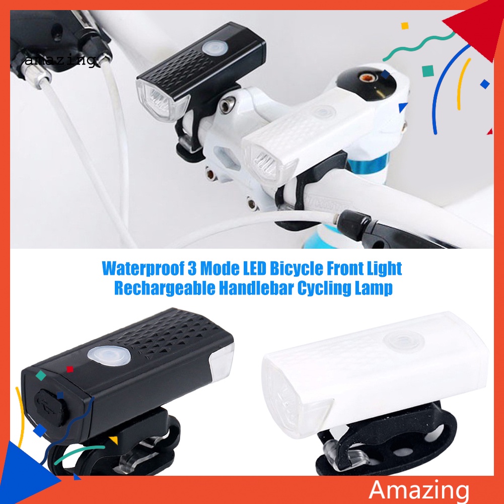 Đèn Pha LED Chống Thấm Nước Có Thể Sạc Lại Gắn Ghi Đông Xe Đạp