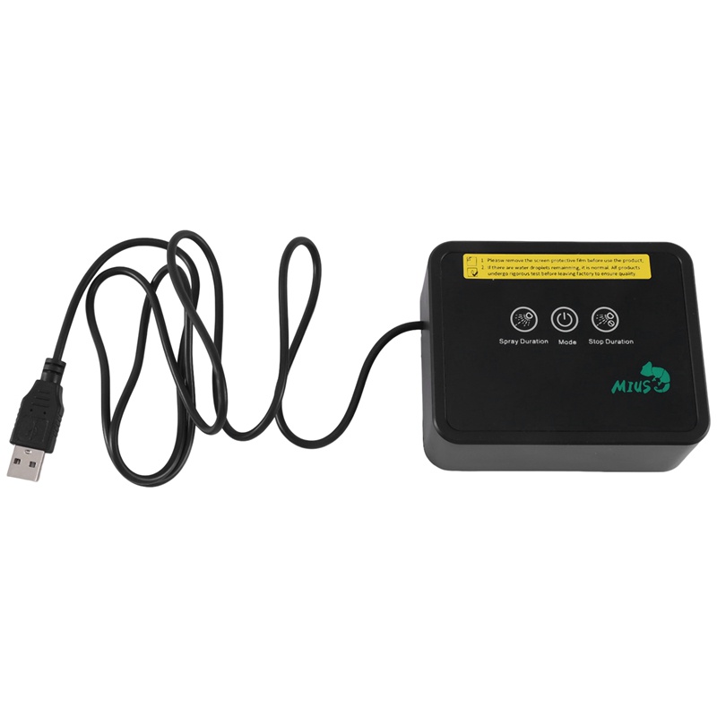 Hệ thống phun sương tự động thông minh MIUS Bộ hẹn giờ điện tử Bộ điều khiển phun sương màn hình LCD Bộ điều khiển phun sương Terrarium Bộ phun sương