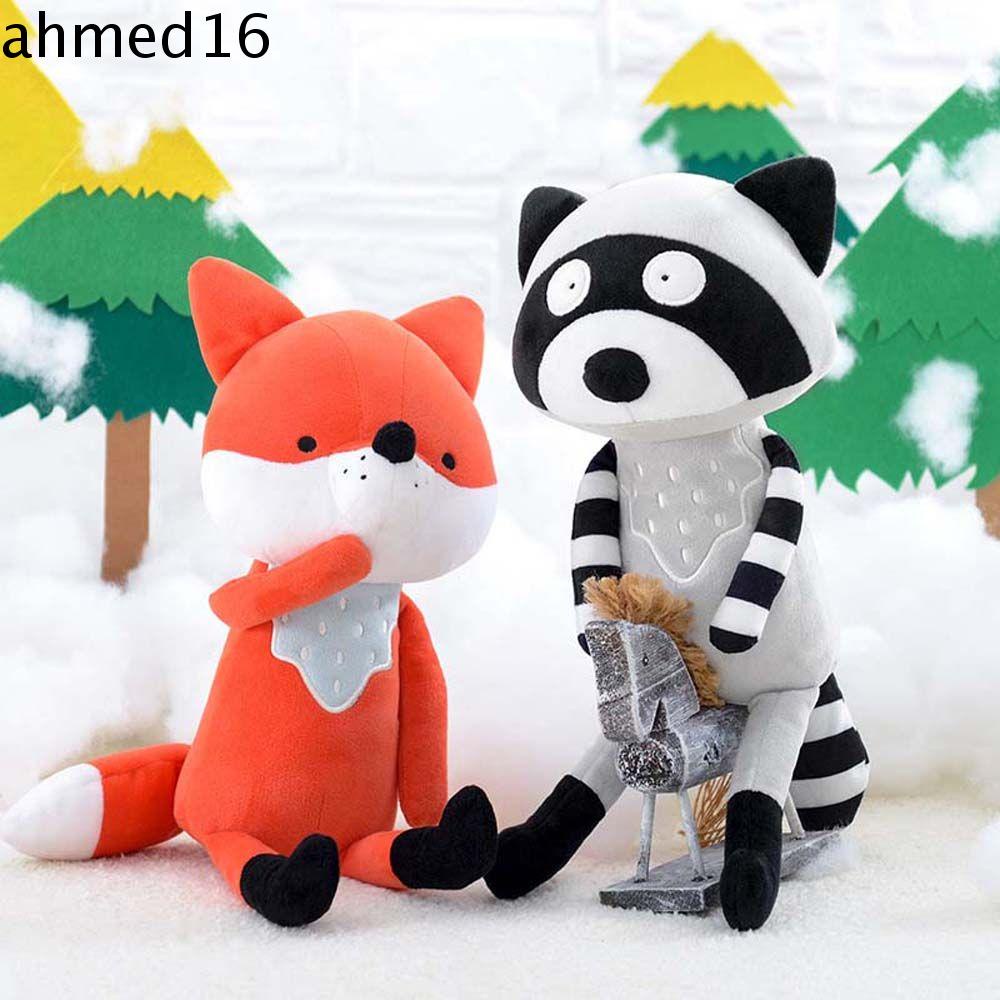 Thú Nhồi Bông Mềm Mại Hình Chú Sóc / Gấu Koala / Hươu Cao Cổ Để Bàn Trang Trí Nhà Cửa