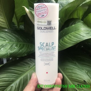 Dầu gội cân bằng dầu Goldwell Deep Cleansing Scalp Specialist Shampoo 250ml