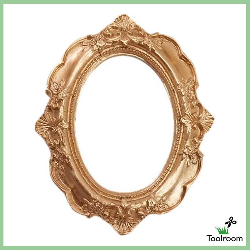 Khung Ảnh Mini Bằng Nhựa Resin Phối Ren Chạm Khắc Phong Cách Vintage