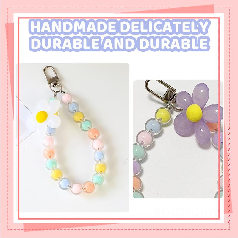 Dễ Thương Dây Đeo Điện Thoại Kết Hạt Pha Lê Nhiều Màu Sắc Thủ Công-BA | BigBuy360 - bigbuy360.vn