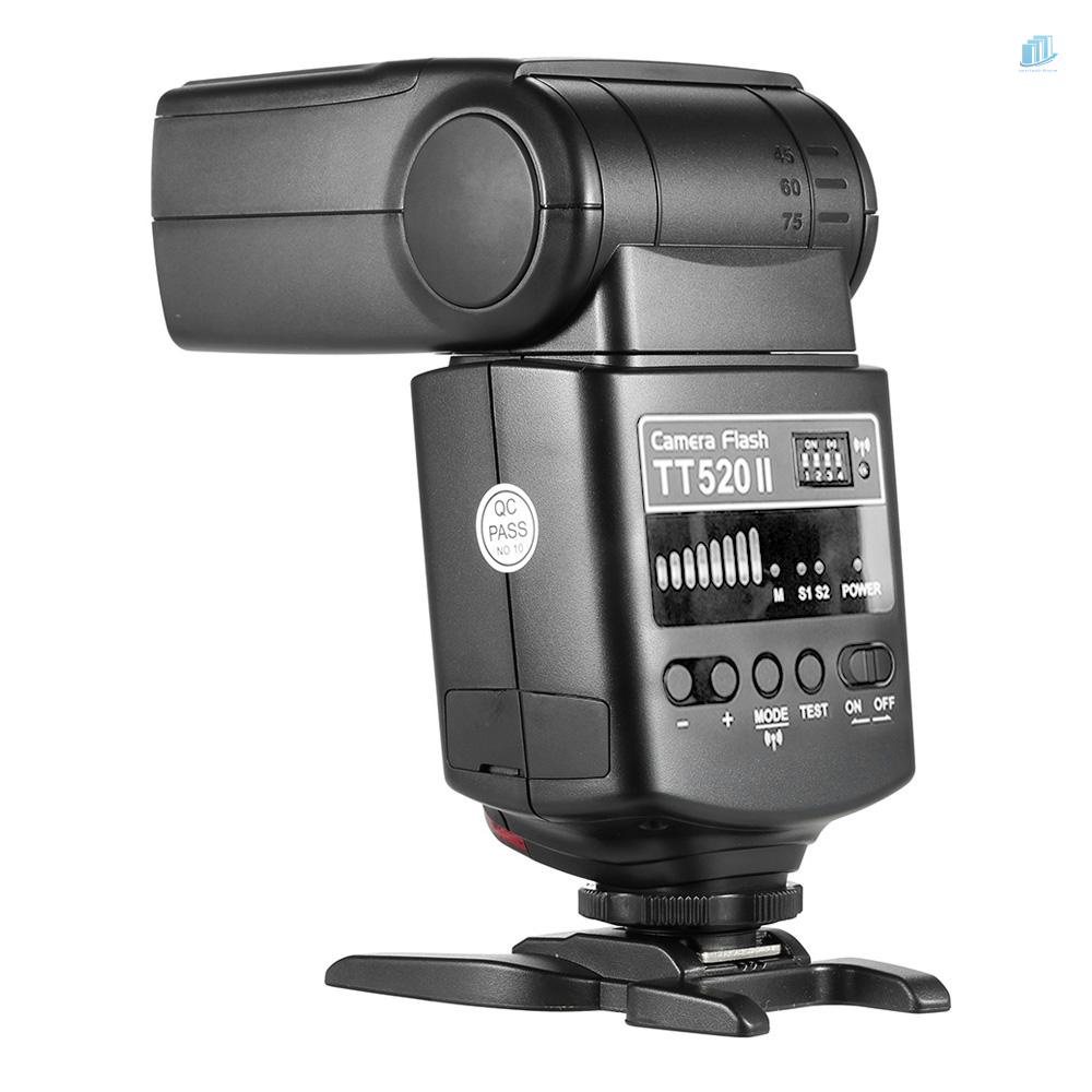 Bộ Đồng Hồ Thông Minh Godox Tt520Iiuniversal Đèn Flash + AT-16 2.4G 33 S1 S2 Chế Độ Không Dây Pentax