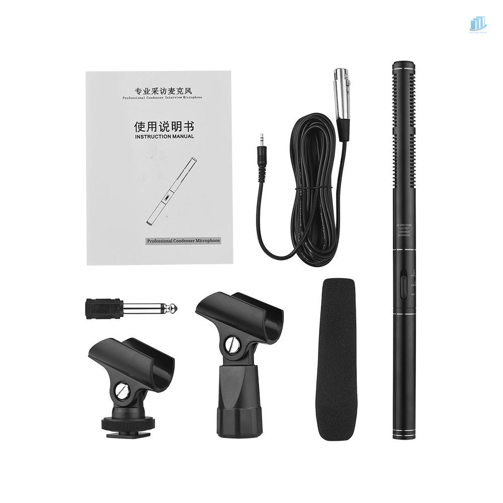 Bộ Micro 6M 2 Dây Cáp Âm Thanh Thông Minh MF-360 Chuyên Nghiệp Cho Máy Quay DSLR