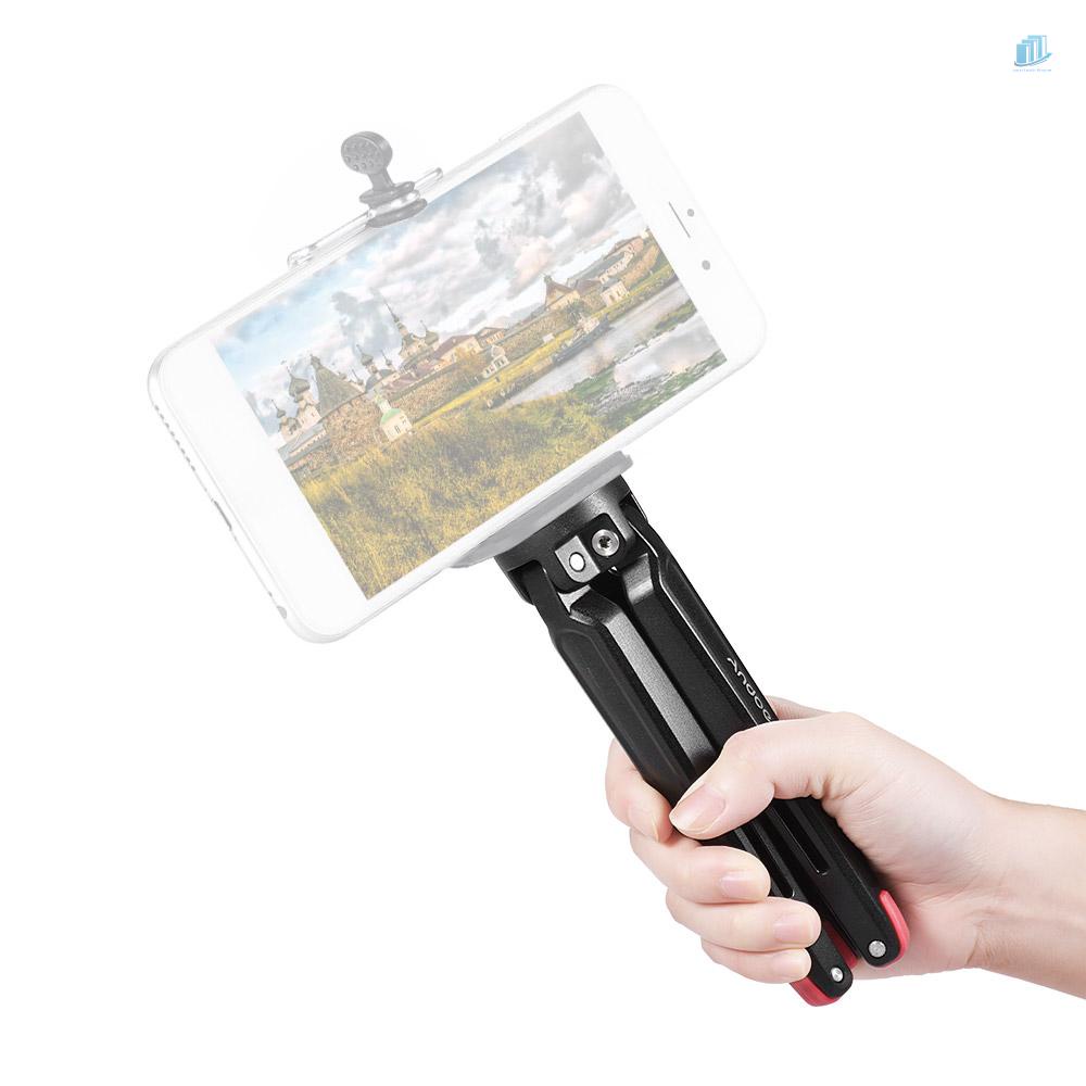 Giá Đỡ Ba Chân Mini Cầm Tay Bằng Hợp Kim Nhôm Tải Trọng 11Lbs Cho Máy Ảnh Thể Thao DSLR Andoer Andoer