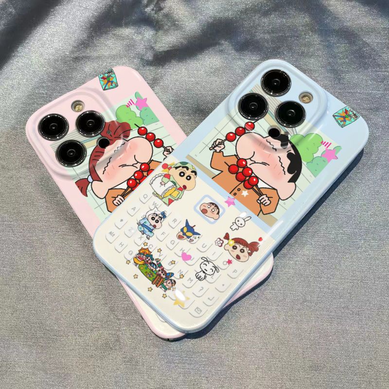 Ốp Lưng Bé Shin Ngộ Nghĩnh Nhiều Mẫu Mã Cho Điện Thoại Apple 12max 14Pro Iphone138P xsmax / 11 P6F1