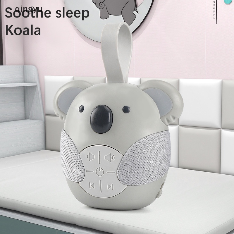 Qingyu Máy Tạo Tiếng Ồn Trắng Hoạt Hình Koala Phát Ra Âm Thanh Im Lặng Ngủ Và Thư Giãn Cho Bé Sơ Sinh PLI