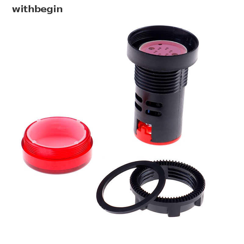 1 Đèn LED Cảnh Báo Tín Hiệu AC / DC 22mm 12V Thiết Kế Chất Lượng Cao