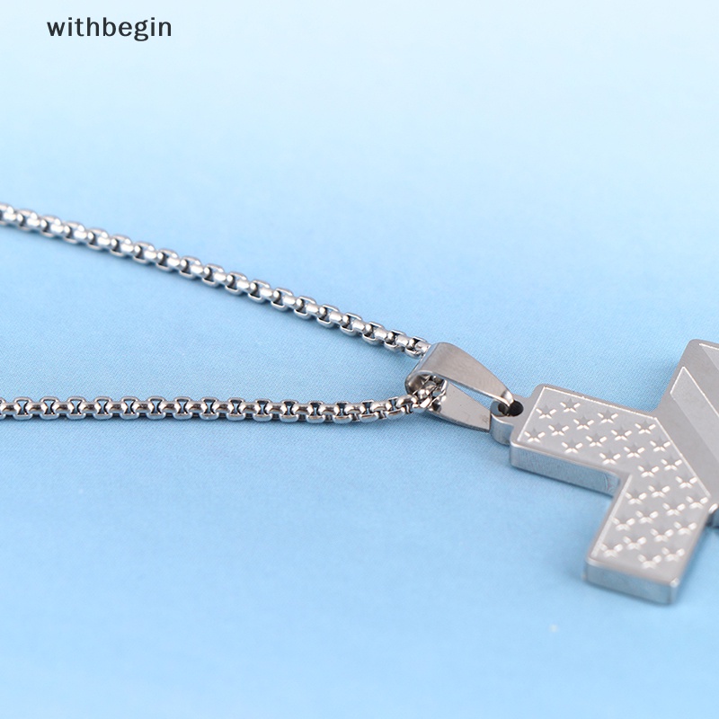 Vòng cổ Bằng Thép Không Gỉ Mặt Thánh Giá Độc Đáo