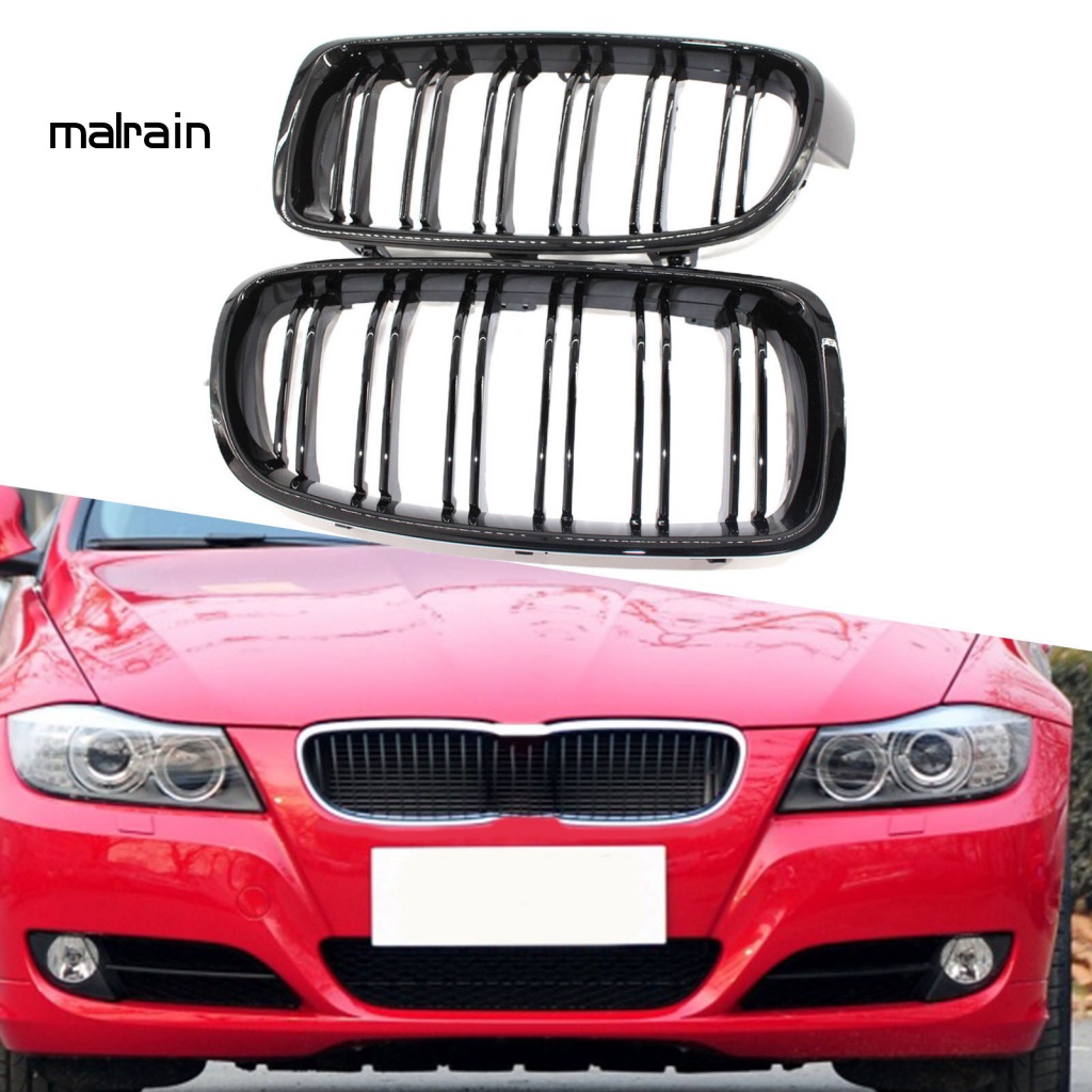 [Ma] 1 Cặp Lưới Tản Nhiệt Màu Đen Bóng 51130054493 51130054494 51137263482 Ốp Bảo Vệ Chìa Khóa Xe Hơi BMW 3 Series F30 F35 2012-2016