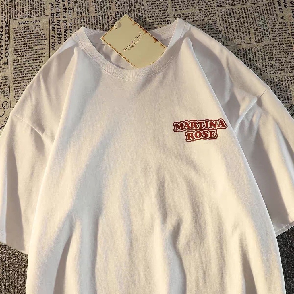 Áo Thun Ngắn Tay Dáng Rộng In Hình Lá Bài Poker Thời Trang Mùa Hè Dành Cho Nam