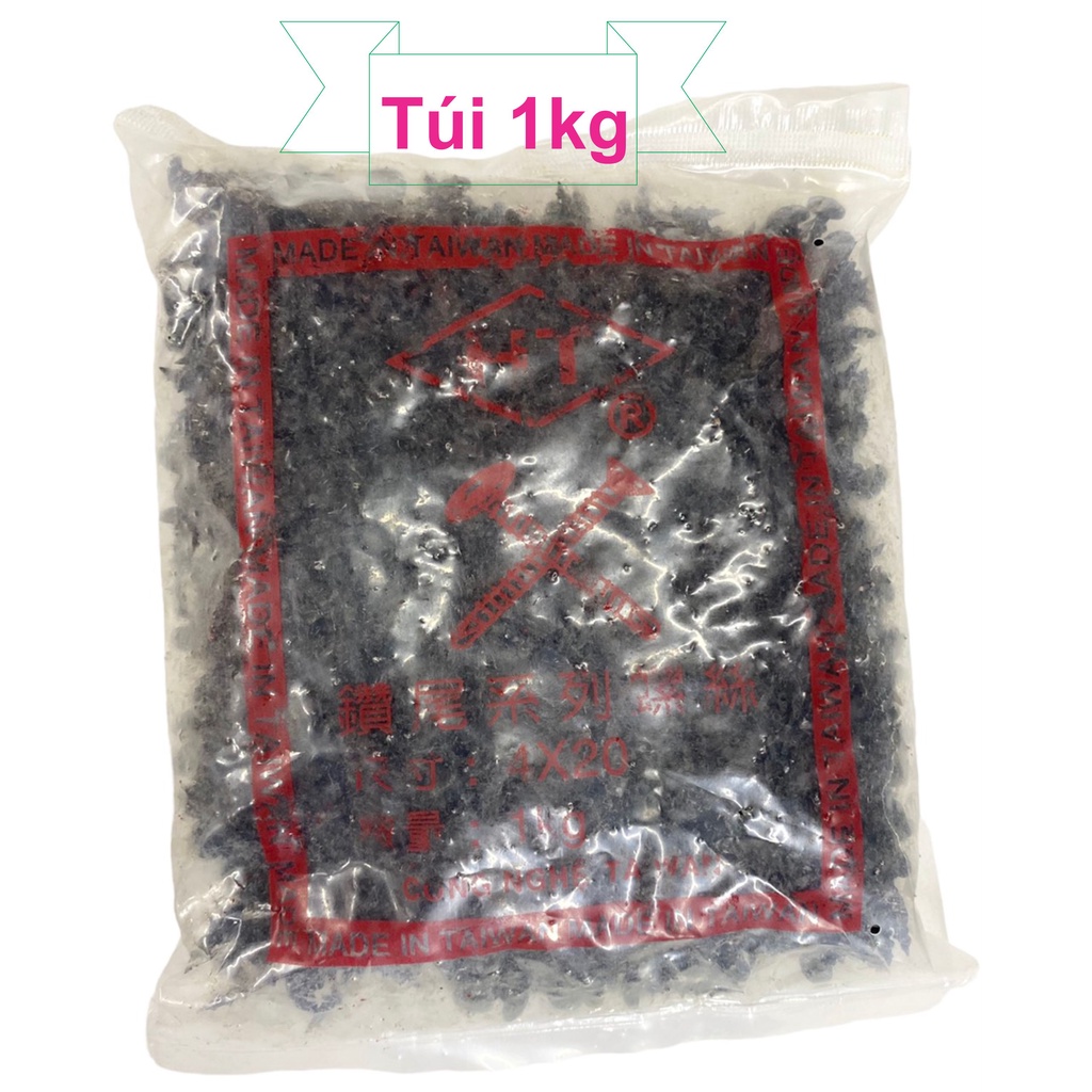 Ốc vít nhọn bắt gỗ,thùng loa (1KG) REN xoắn thưa  TAIWAN M4  4x15 4x20 4x30 4x40