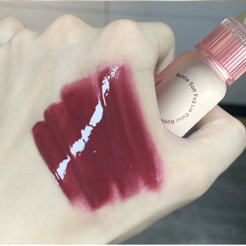 Son Bóng Dưỡng Ẩm Màu Hồng COCO Thiết Kế Hình Chai Nước Tráng Gương Độc Đáo