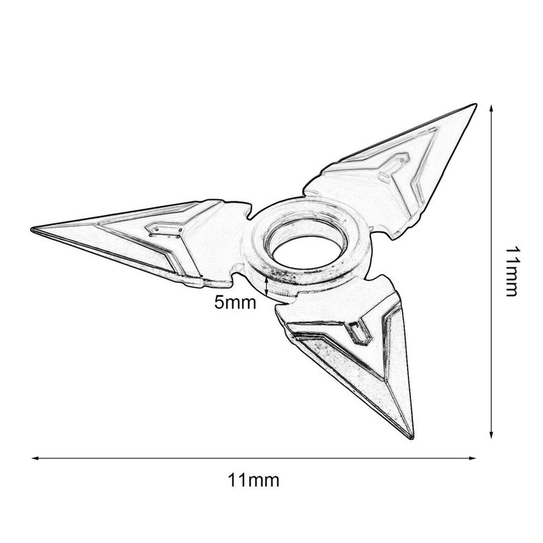 Con Quay Đồ Chơi Spinner HìNh Phi Tiêu BằNg HợP Kim