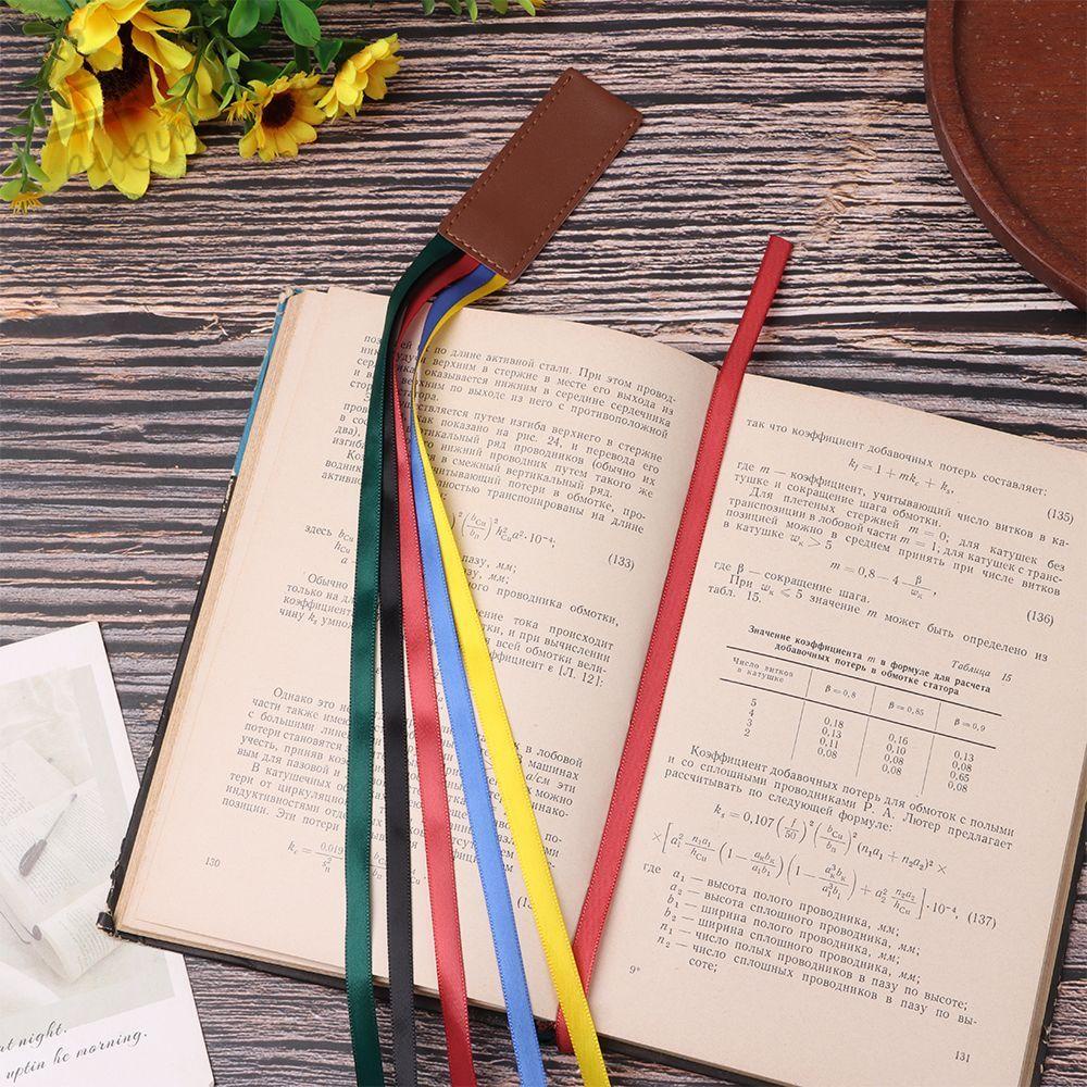 Thẻ Đánh Dấu Trang Sách AUGUSTINA Với Dây Ruy Băng Nhiều Màu Sắc Làm Quà Tặng Cho