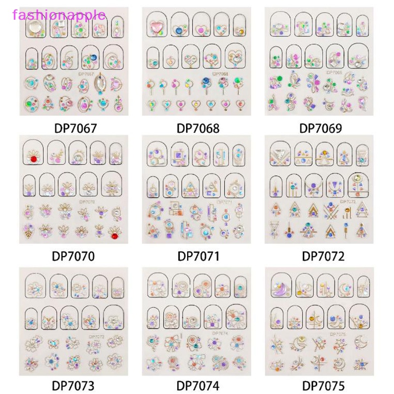 Hộp Hạt Đá 3D Đính Móng Tay Trang Trí Nghệ Thuật
